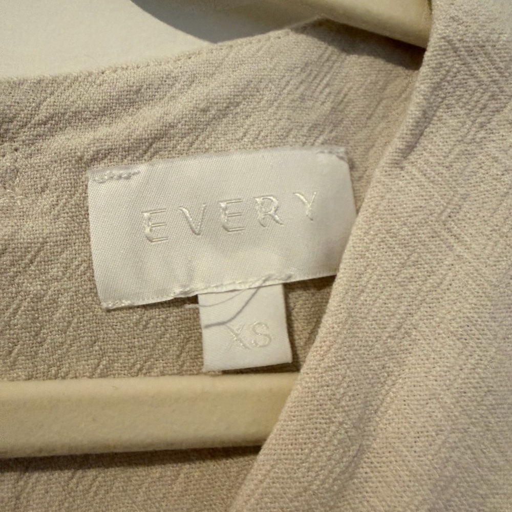 Everly Cream Button-Down Blouse - image 3